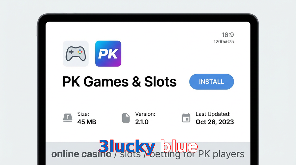 Game list for 3Lucky Blue gameapk section
